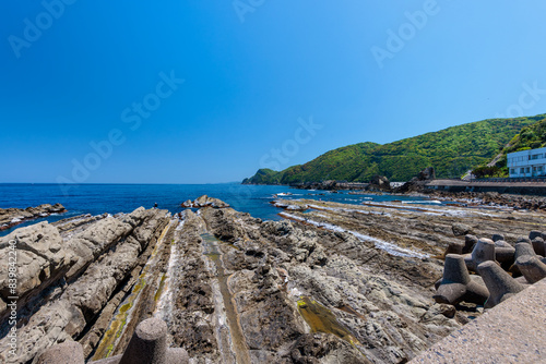 小伊津海岸の洗濯岩(島根県出雲市小伊津町) photo