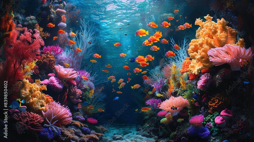 Dive into the Beauty of Coral Reefs with Tropical Fish Dive into the Beauty of Coral Reefs with Tropical Fish