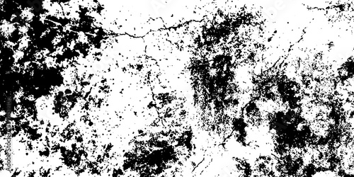 Wallpaper Mural Grunge texture white and black. Overlay distress grain background. vector Torontodigital.ca