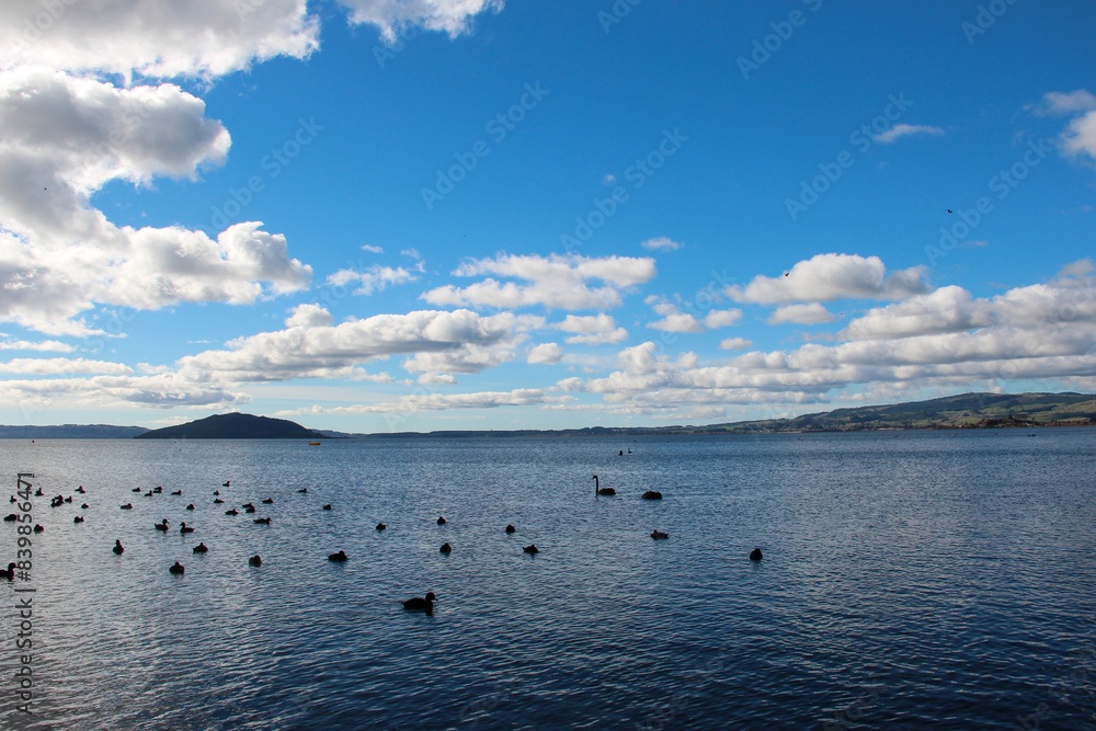 landscape of lake view, New Zealand landscape of lake view, New Zealand