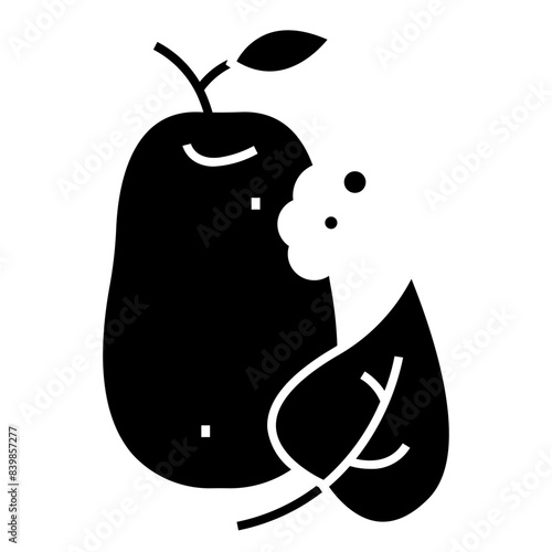 Bitten danger apple  