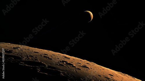  image of Mars as seen from its moon Phobos photo