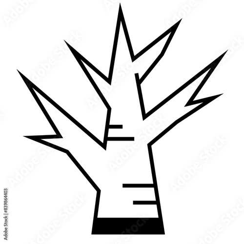 Dry tree