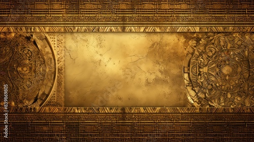Tapety artystyczne patterns golden background