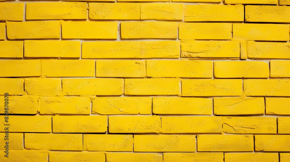 Obraz premium modern yellow brick background