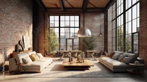 Wallpaper Mural high loft interior Torontodigital.ca