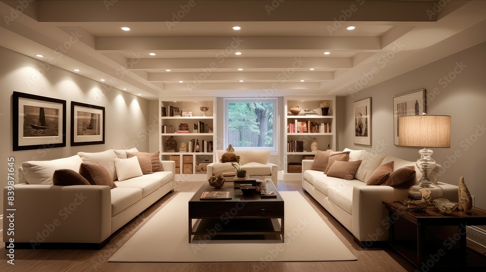 Fototapeta premium fixtures basement lighting