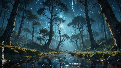 Enchanted Forest Stream © Narongsag