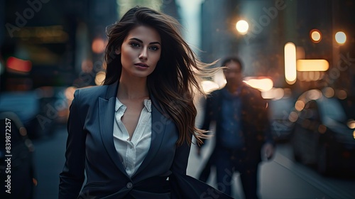 street business woman dark © vectorwin
