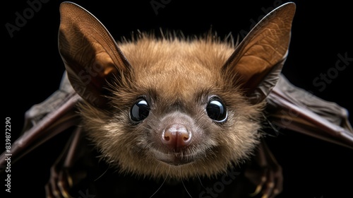 up brown bat photo