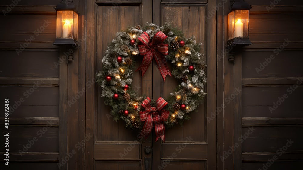 ribbons christmas wreath with lights ribbons christmas wreath with lights