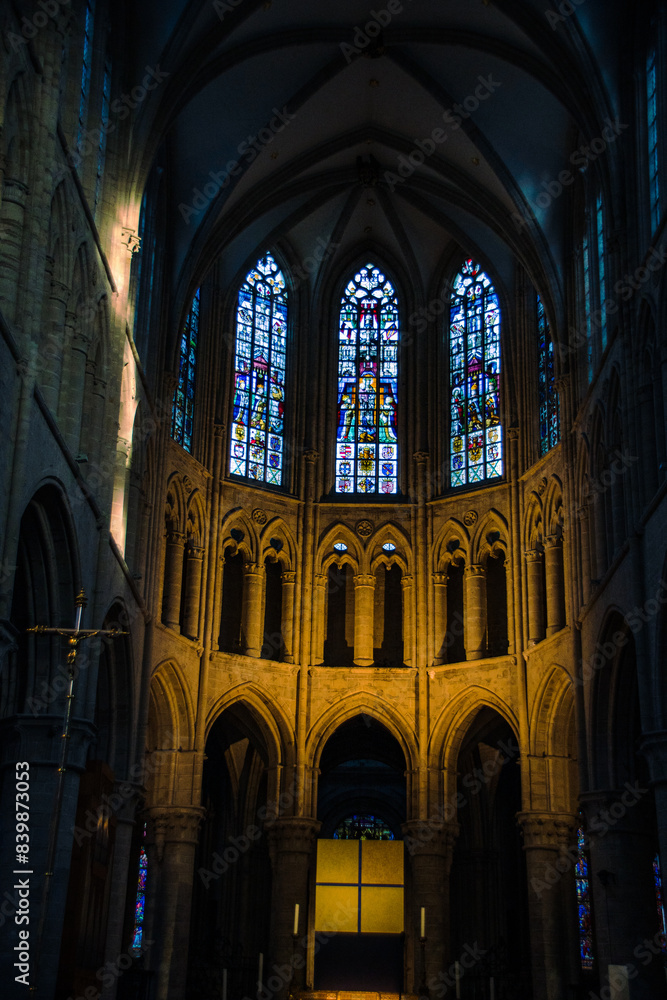 Fototapeta premium interior of saint cathedral city
