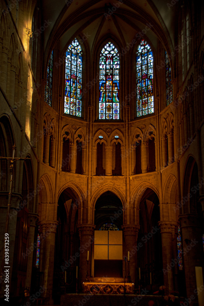 interior of saint cathedral city interior of saint cathedral city