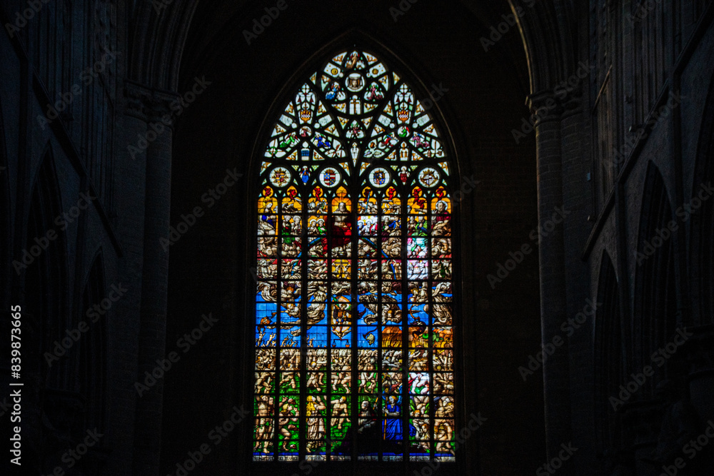 stained glass window stained glass window