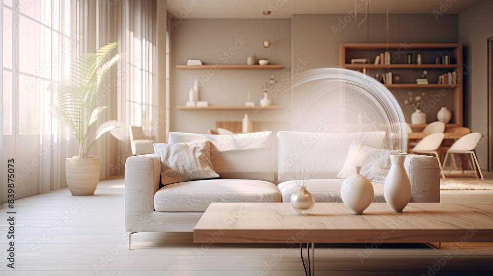 modern blurred 3d interior modern blurred 3d interior