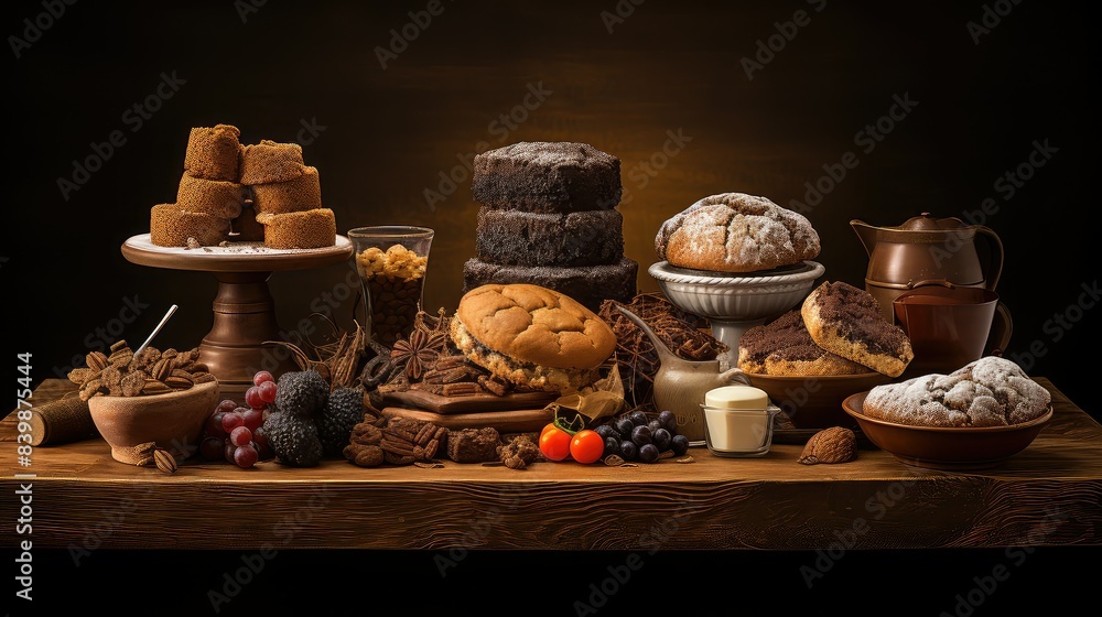 Fototapeta premium life brown backdrop