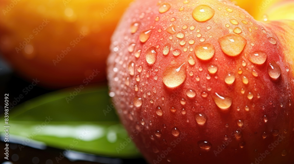 ripe orange peach fruit ripe orange peach fruit