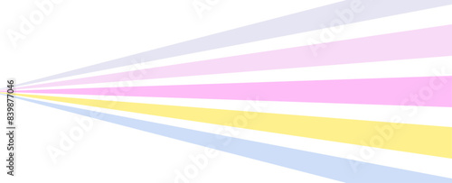 Rainbow wave element. LGBT Pride Flag Wave Background. LGBTQ Gay Pride Rainbow Flag. Translucent rainbow arcing from afar to the foreground. Pride Month. Vector illustration