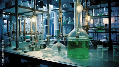 burette chemistry equipment photo