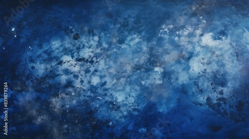 metallic dark blue grunge background