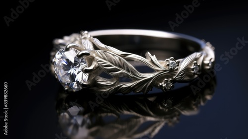 elegance silver ring