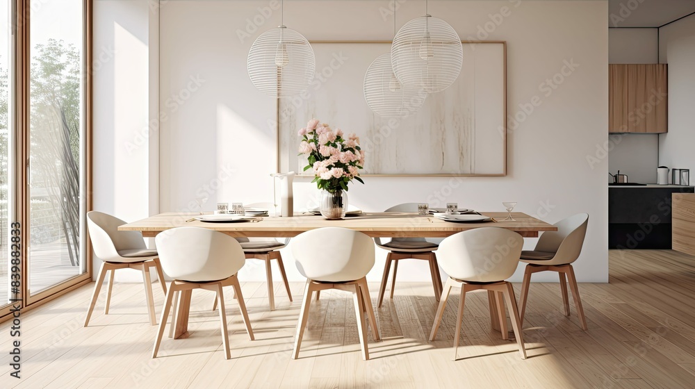 Obraz premium dining scandinavian interior