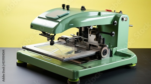 manual die cutting press equipment photo