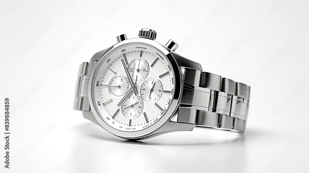 sleek silver and white background