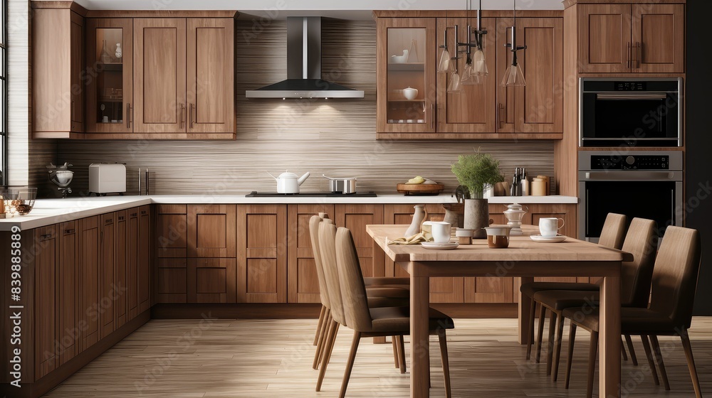 Fototapeta premium earthy brown woodgrain