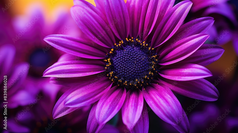 Obraz premium petals purple sun