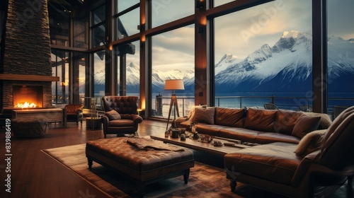 view blurred interior alaska