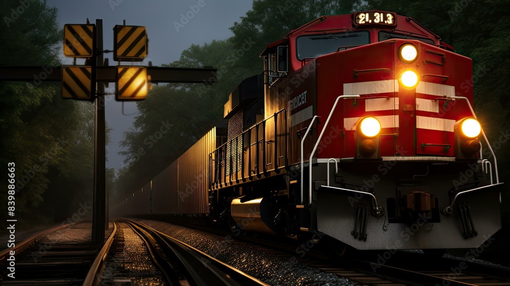 Obraz premium red signal light