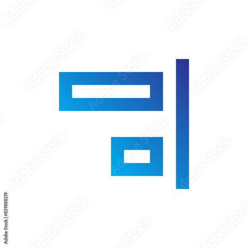 Editing Design Gradient Blue Icon