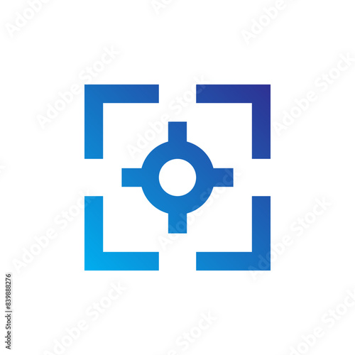 Editing Design Gradient Blue Icon