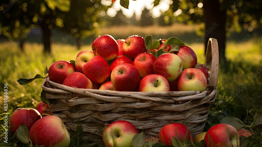 orchard view apple fruit orchard view apple fruit