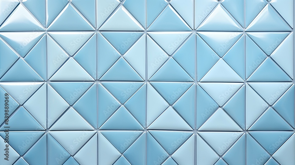 Obraz premium ceramic light blue geometric pattern