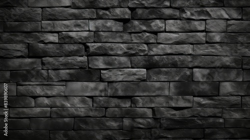 rough dark grey bricks