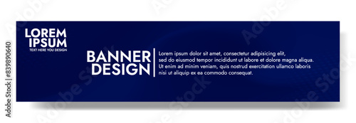 Vibrant dark blue gradient mesh blur banner template, infusing promotional assets with subtle refinement and a modern, technology inspired aesthetic