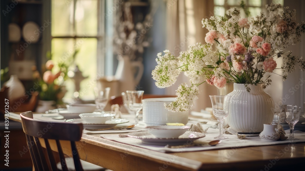 dining blurred rustic home interior dining blurred rustic home interior