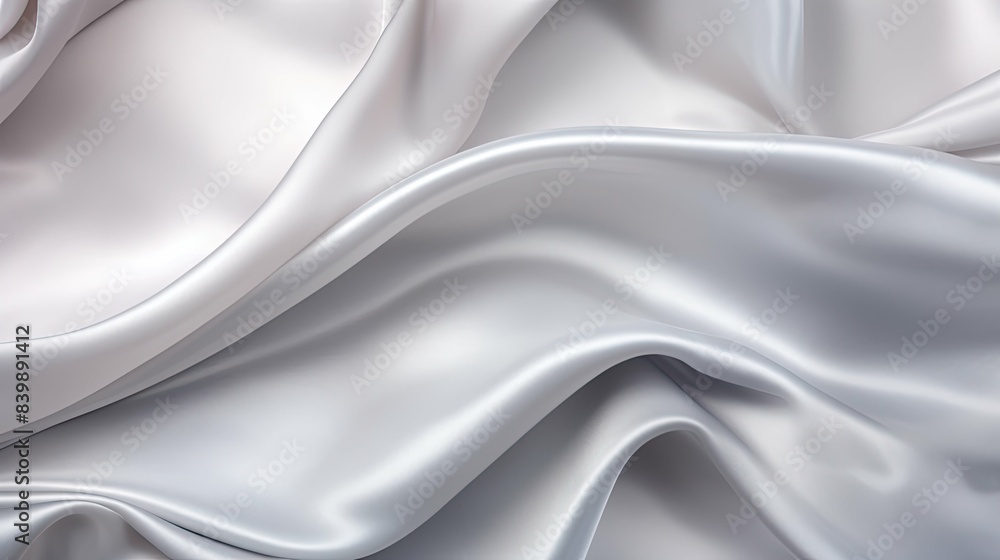 Obraz premium glamour silver silk background