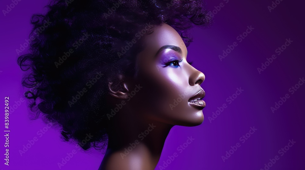 strength purple black woman strength purple black woman