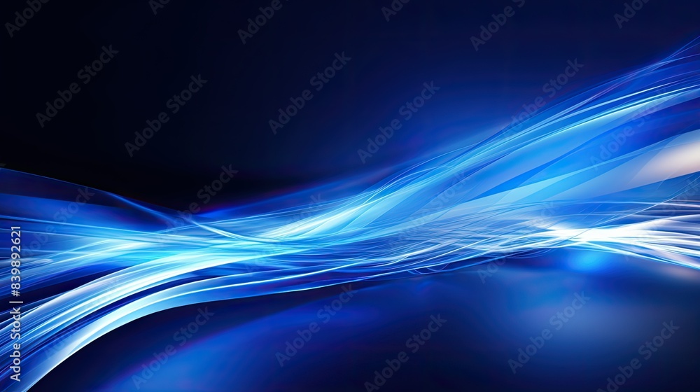 Fototapeta premium mesmerizing blue technology abstract
