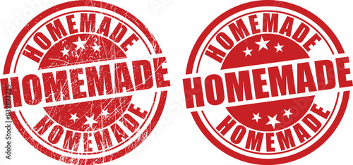 Homemade retro stamp, seal vector design