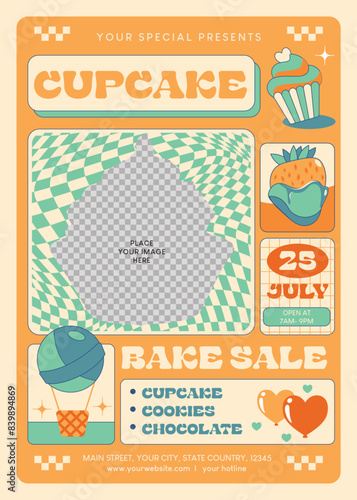 Cupcake Bake Sale Flyer
