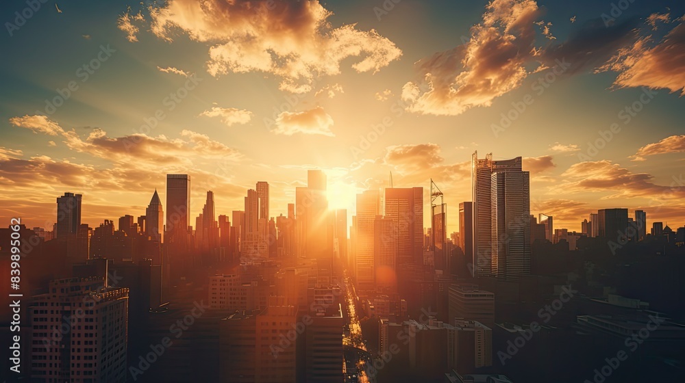 Fototapeta premium rays sun flares