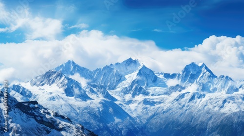 Wallpaper Mural range blue cloudy sky Torontodigital.ca