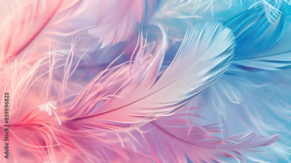 pastel colour feather abstract background, generative ai pastel colour feather abstract background, generative ai