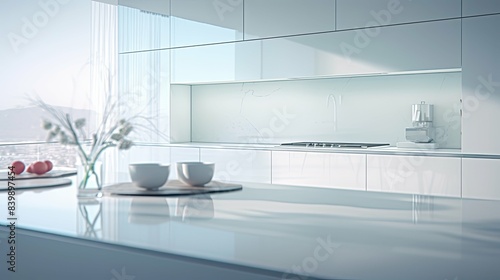 kitchen blurred interiors contemporary