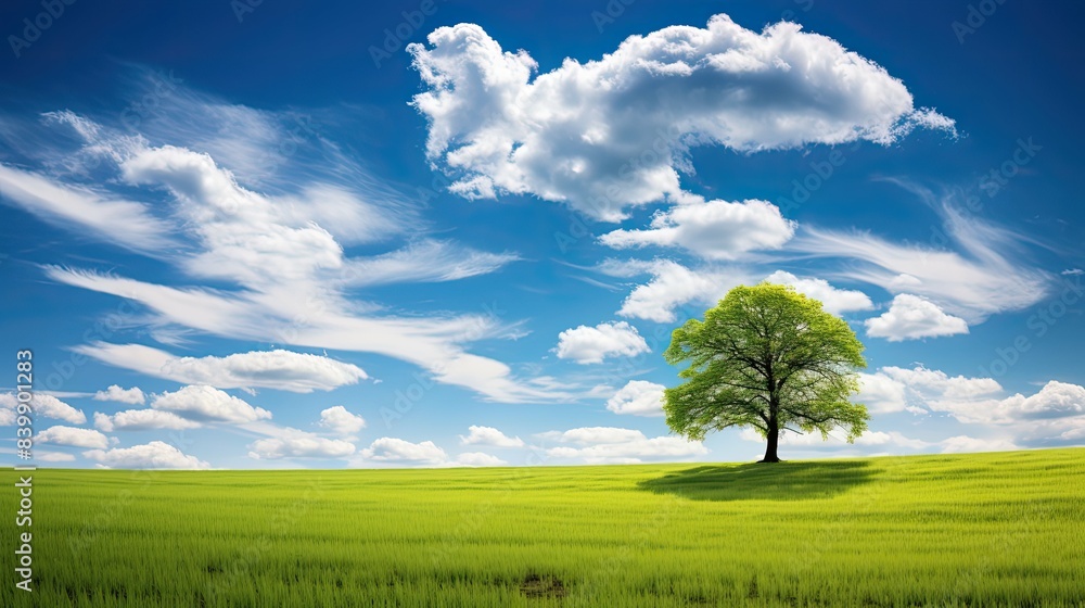 Obraz premium golden sun grass sky