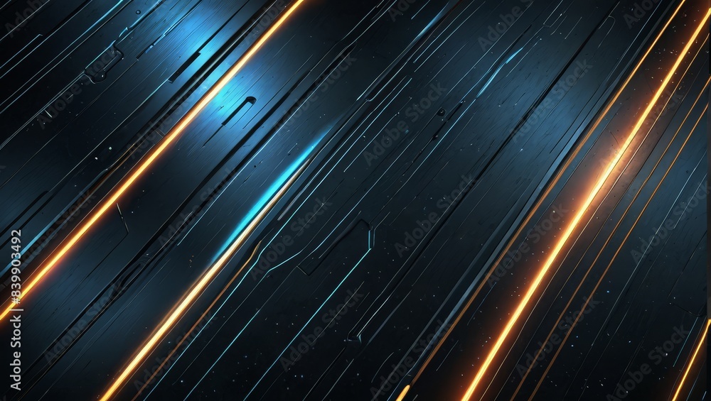 Abstract Dark Background with Glowing Lines Abstract Dark Background with Glowing Lines